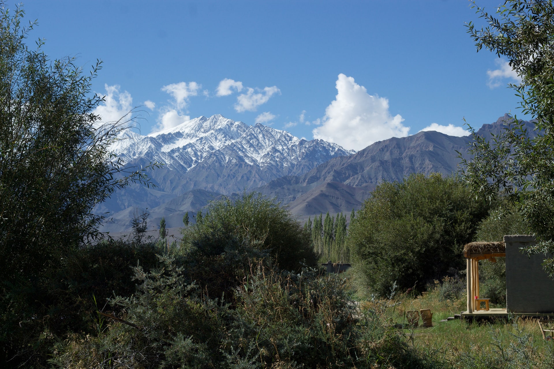 Chalet and the Mountains